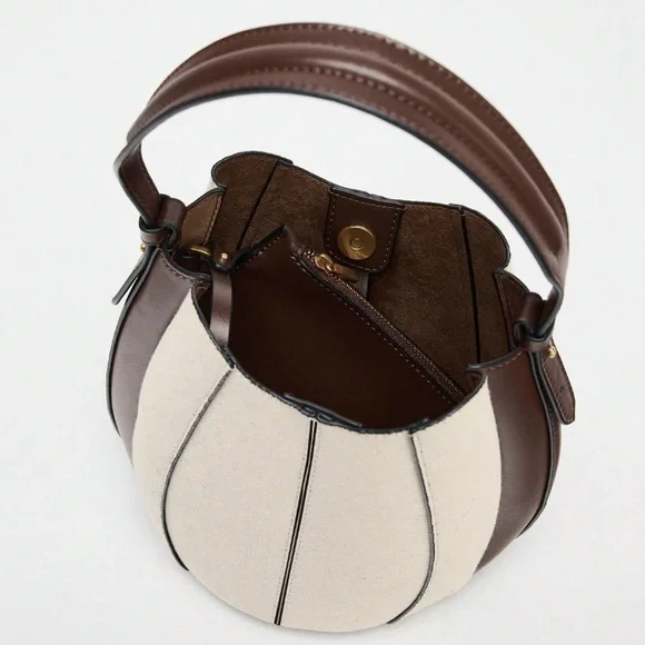 🆕 Top Handle Bucket Shoulder Bag - Picture 4 of 12